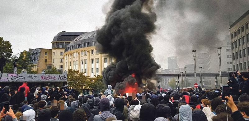 Belgien: Lehrer und Schüler streiken gemeinsam 
